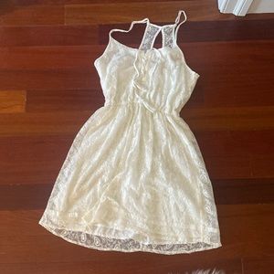 Hollister white dress